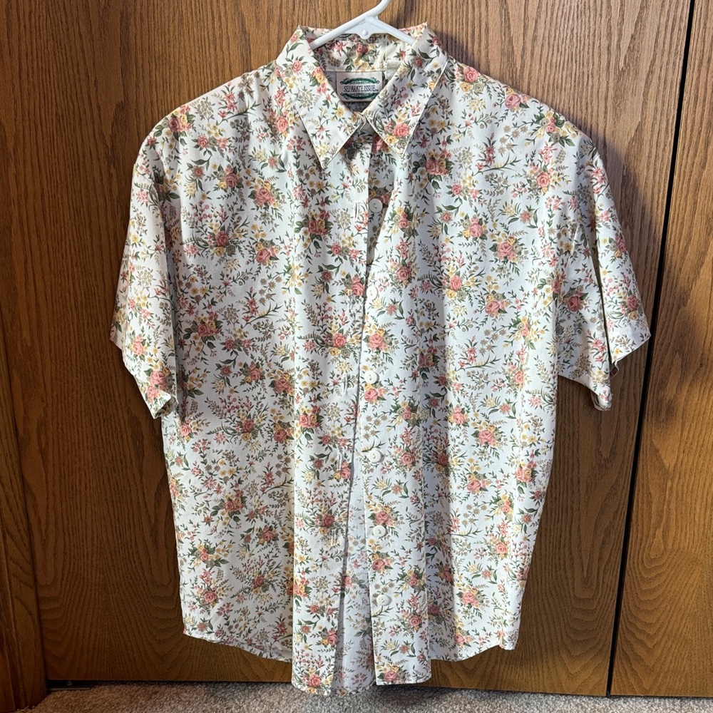 Floral Button Down Shirt for Women